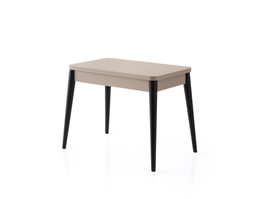 Hanah Home Dolunay - 1285 Mesa de comedor extensible Mocha ligera